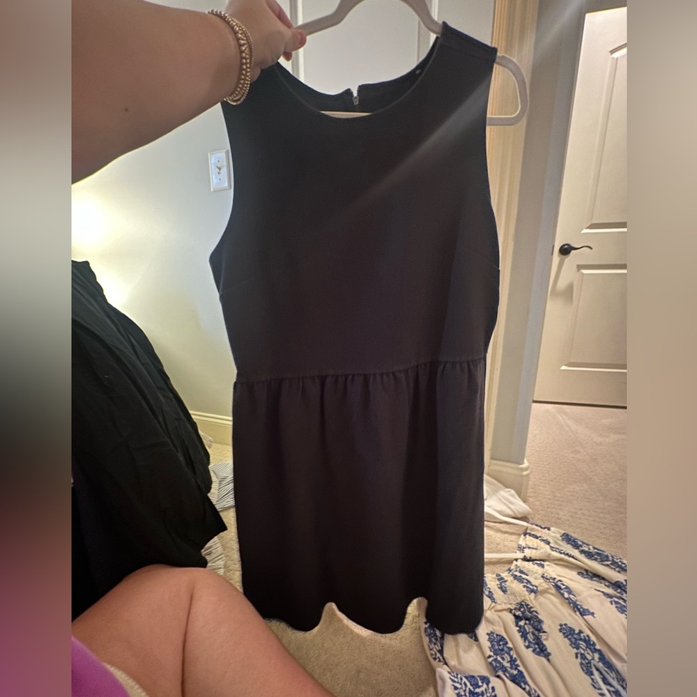 LITTLE BLACK DRESS, cute peplum waist line!